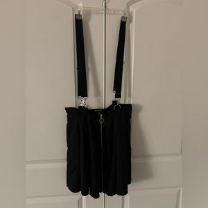 Hot Topic Black Skirt with Overalls